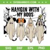 Disney Mickey and Friends Hanging Ghosts SVG, Disney Mouse My Boos Halloween SVG PNG