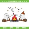 Ghost Camping SVG PNG, Cute Ghost Halloween Hiking Camp SVG Ghost Camping SVG PNG, Cute Ghost Halloween Hiking Camp SVG