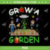 Grow a Garden Game PNG, Kids Girls Gamer Grow a Garden PNG
