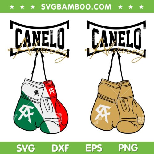Canelo Alvarez Boxing Gloves SVG, Team Canelo SVG PNG
