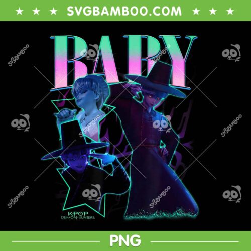 Halloween Baby Showcase PNG, Saja Boys Baby Y2K Style Poster PNG