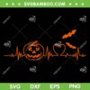 Halloween Pumpkin Heartbeat SVG, Funny Pumpkin Bat SVG PNG Halloween Pumpkin Heartbeat SVG, Funny Pumpkin Bat SVG PNG