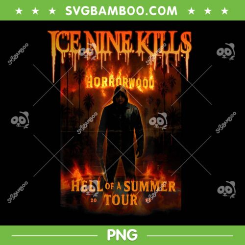 Ice Nine Kills Hell of A Summer Tour PNG, Horrorwood Ice Nine Kills PNG, Hell of A Summer Tour Youngstown