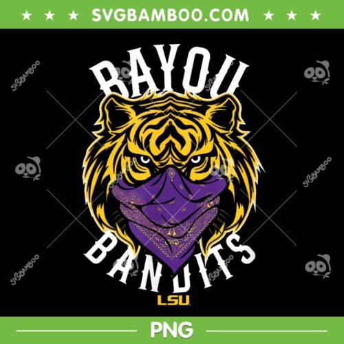 LSU Football Bayou Bandits PNG, LSU Tigers Trending PNG