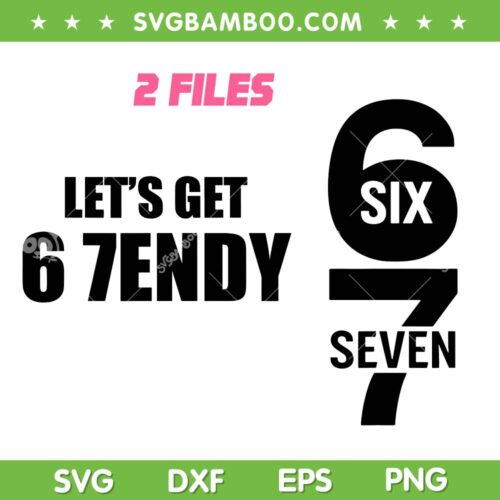 Let's get Sendy 67 SVG, Six Seven 7endy SVG PNG, ice Cream 67 Meme SVG