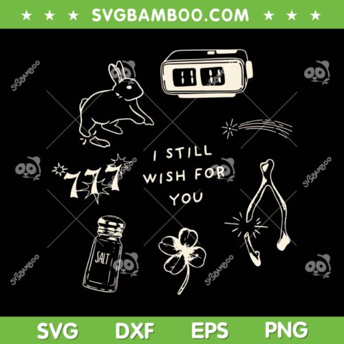 Lucky Charm Collage SVG PNG, St Patricks Day Lucky Charm SVG