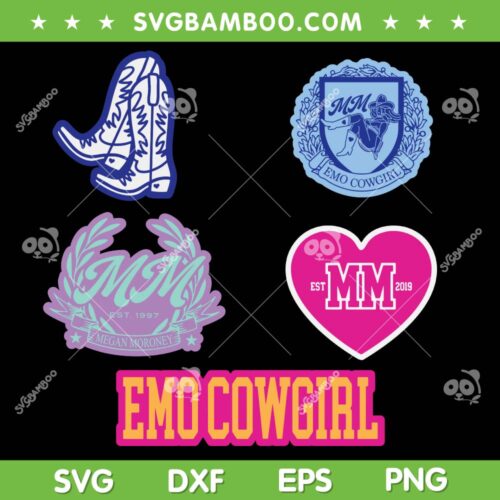 Megan Moroney SVG Bundle, Emo Cowgirl Megan Moroney Bundle SVG