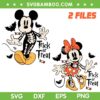 Mickey Minnie Mouse Trick or Treat SVG, Disney Mouse Skeleton SVG PNG, Minnie Mouse Halloween Mickey Minnie Mouse Trick or Treat SVG, Disney Mouse Skeleton SVG PNG, Minnie Mouse Halloween
