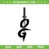 OG Sword SVG PNG, Japanese Sword SVG