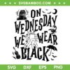 On Wednesday We Wear Black SVG, 2025 Movie Wednesday SVG PNG, Wednesday icons Collage Clipart On Wednesday We Wear Black SVG, 2025 Movie Wednesday SVG PNG, Wednesday icons Collage Clipart