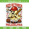 Philadelphia Ghost Red October SVG, Phillies Halloween Ghost SVG PNG Philadelphia Ghost Red October SVG, Phillies Halloween Ghost SVG PNG