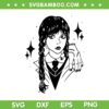 Wednesday with Thing Hand SVG PNG, Wednesday Movie Season 2 SVG