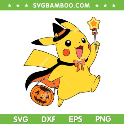 Pokemon Halloween Pikachu SVG, Cute Pikachu Pumpkin SVG PNG Pokemon Halloween Pikachu SVG, Cute Pikachu Pumpkin SVG PNG