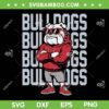 Retro Bulldogs SVG PNG, Cool Bulldogs Football Mascot SVG Retro Bulldogs SVG PNG, Cool Bulldogs Football Mascot SVG