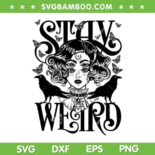 Stay Weird Wednesday SVG PNG, Enid Sinclair Wednesday Movie SVG