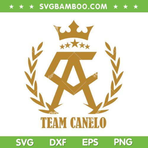 Team Canelo SVG, Alvarez Canelo vs Crawford Time SVG PNG