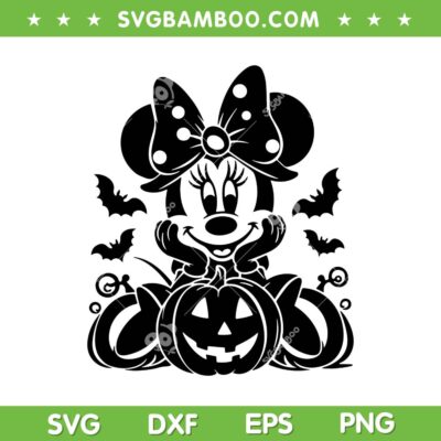 Minnie Mouse Trick or Treat SVG, Disney Mouse Pumpkin SVG PNG Minnie Mouse Trick or Treat SVG, Disney Mouse Pumpkin SVG PNG