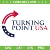 Turning Point USA SVG, Charlie Kirk Turning Point SVG PNG