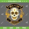 Wednesday Dia de Los Muertos SVG, Wednesday Movie Skull SVG PNG