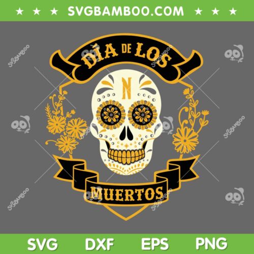 Wednesday Dia de Los Muertos SVG, Wednesday Movie Skull SVG PNG