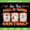 Are You Falloween Directions SVG, Funny Teacher Ghost Halloween SVG PNG, Ghost Lover Book
