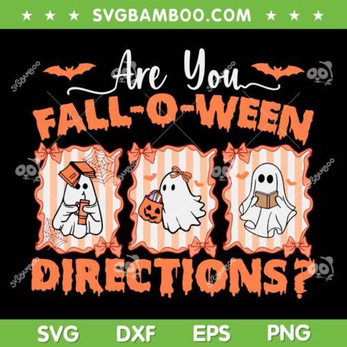 Are You Falloween Directions SVG, Funny Teacher Ghost Halloween SVG PNG, Ghost Lover Book