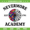 Wednesday Nevermore Academy SVG, Spiderweb Window Wednesday and Enid SVG PNG