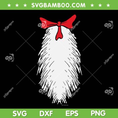 Cat in The Hat Belly SVG, Dr Seuss Cat in the Hat Halloween Costume SVG PNG