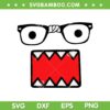 Domo Kun Face SVG PNG, Funny Domo Costume SVG, Domo NHK Sunglasses DXF SVG PNG EPS