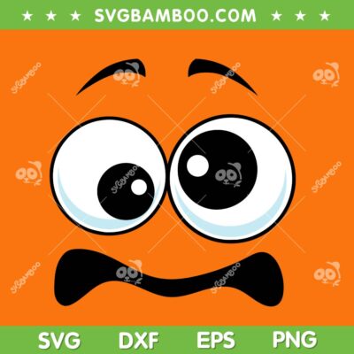 Creepy Carrots Face SVG, Funny Creepy Carrots Halloween Costume SVG PNG