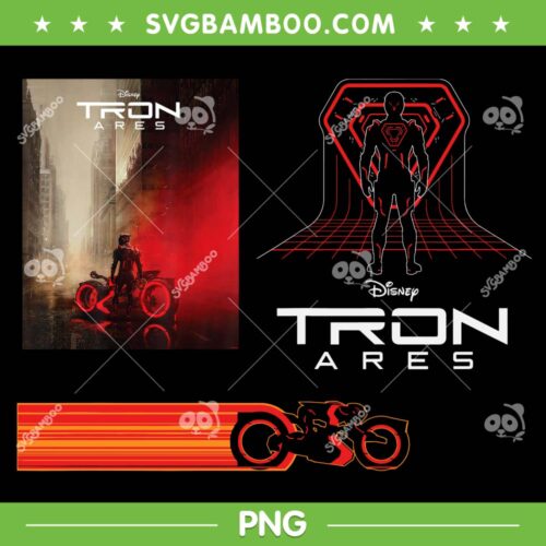 Disney TRON Ares SVG Bundle, Tron Ares Poster PNG