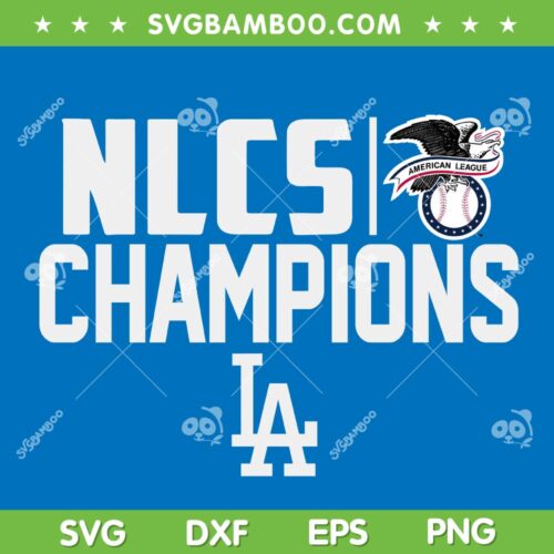 Dodgers NLCS 2025 Champions SVG, Los Angeles Dodgers Championship 2025 SVG PNG