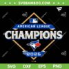 Toronto Blue Jays American League Champions 2025 SVG, Blue Jays World Series Champions 2025 SVG PNG