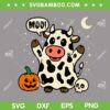 Cute Cow Halloween Pumpkin SVG, Dairy Cow Moo Halloween SVG PNG Cute Cow Halloween Pumpkin SVG, Dairy Cow Moo Halloween SVG PNG