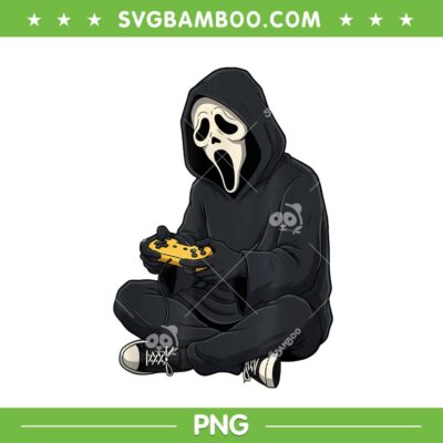 Ghostface Play Video Game Haloween PNG, Scary Face Ghost Mask Gamer PNG Ghostface Play Video Game Haloween PNG, Scary Face Ghost Mask Gamer PNG