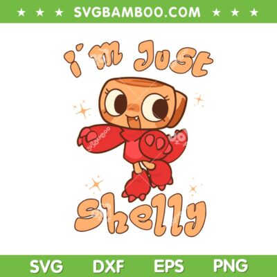 Just a Girl who Loves Dandys Shelly SVG, I'm Just Shelly Toons SVG PNG