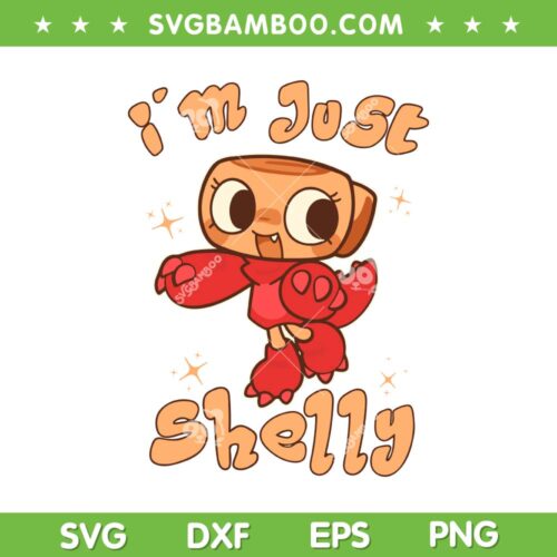 Just a Girl who Loves Dandys Shelly SVG, I'm Just Shelly Toons SVG PNG