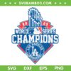 Dodgers World Series 2025 Championship SVG, LA Dodgers World Series Champions SVG PNG