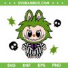 Labubu Beetlejuice SVG, Cute Labubu Halloween Horror Movie Costume SVG PNG