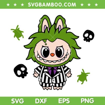 Labubu Beetlejuice SVG, Cute Labubu Halloween Horror Movie Costume SVG PNG Labubu Beetlejuice SVG, Cute Labubu Halloween Horror Movie Costume SVG PNG