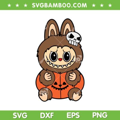 Labubu Pumpkin Halloween SVG, Labubu Monster Spooky Season SVG PNG Labubu Pumpkin Halloween SVG, Labubu Monster Spooky Season SVG PNG