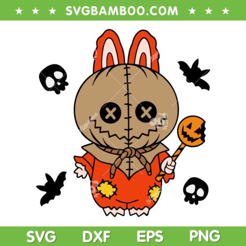 Labubu Sam Trick Or Treat SVG PNG, The Monsters Labubu Halloween SVG
