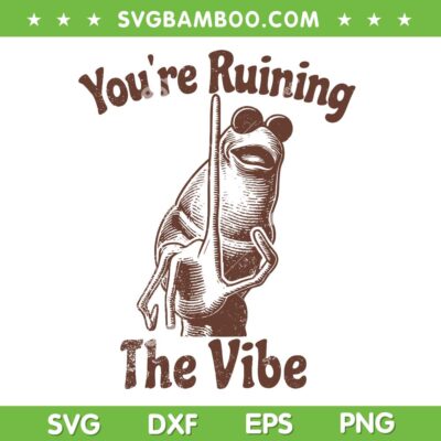 Marcus The Worm You're Ruining The Vibe SVG, Marcus I Dont Like This Rock SVG PNG