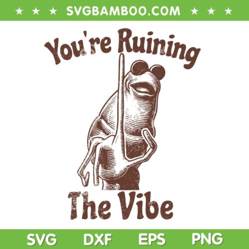 Marcus The Worm You're Ruining The Vibe SVG, Marcus I Dont Like This Rock SVG PNG