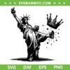 No Kings Statue of Liberty SVG, Anti Trump No Kings in America SVG PNG No Kings Statue of Liberty SVG, Anti Trump No Kings in America SVG PNG
