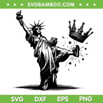 No Kings Statue of Liberty SVG, Anti Trump No Kings in America SVG PNG No Kings Statue of Liberty SVG, Anti Trump No Kings in America SVG PNG