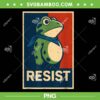 Portland Frog Protest Meme PNG, Portland Frog Resist PNG