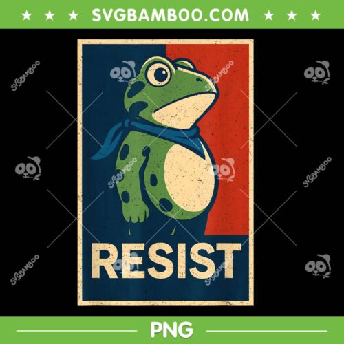 Portland Frog Protest Meme PNG, Portland Frog Resist PNG