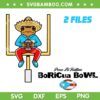 Puerto Rico Boricua Bowl SVG PNG, Bad Bunny Concho Frog Super Bowl 2026 SVG