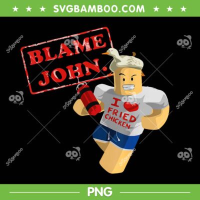Shedletsky Roblox PNG, Blame John I Heart Fried Chicken PNG